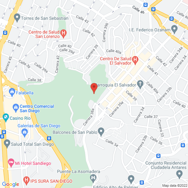 Mapa de Cancha Sintetica Pasión Tricolor