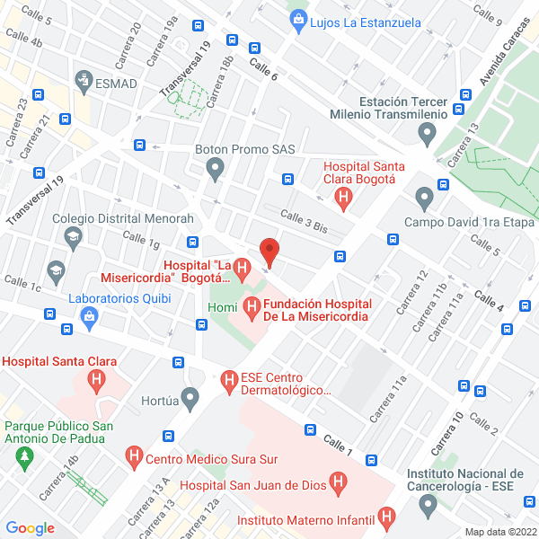 Mapa de Cangrejo Huertas Norberto