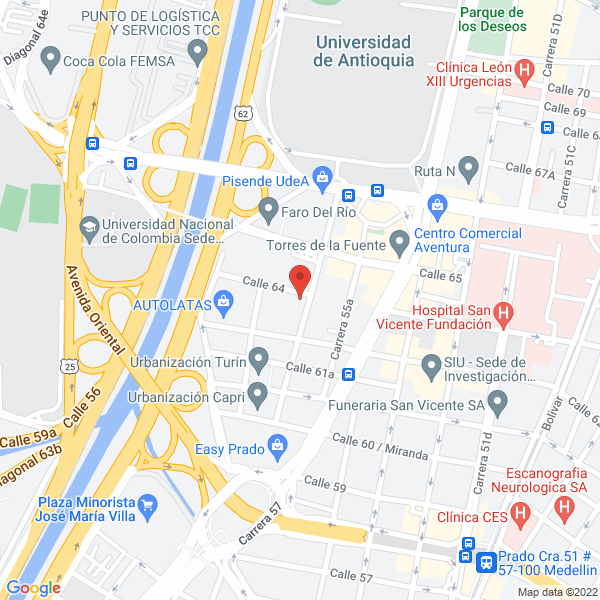 Mapa de Carne Vally S.A.