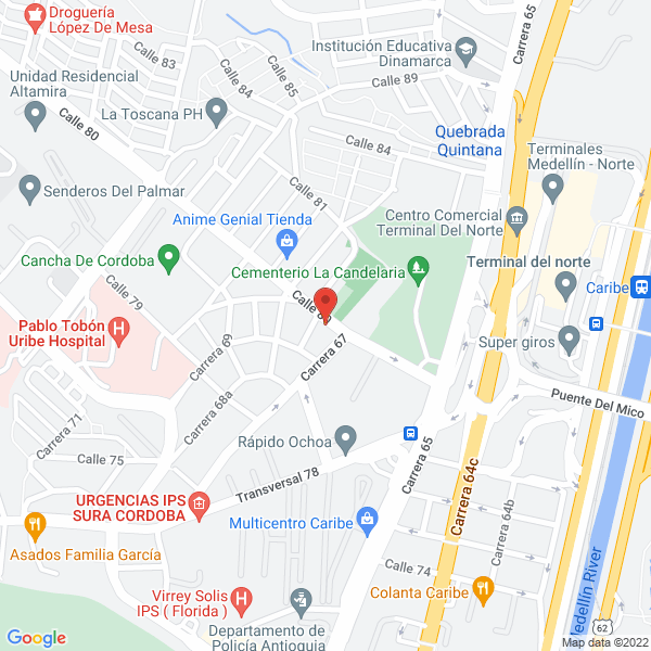 Mapa de Carnes Frias Albazete