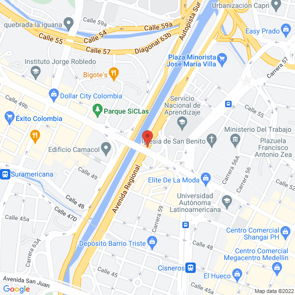 Mapa de Expendio De Carnes Jahir