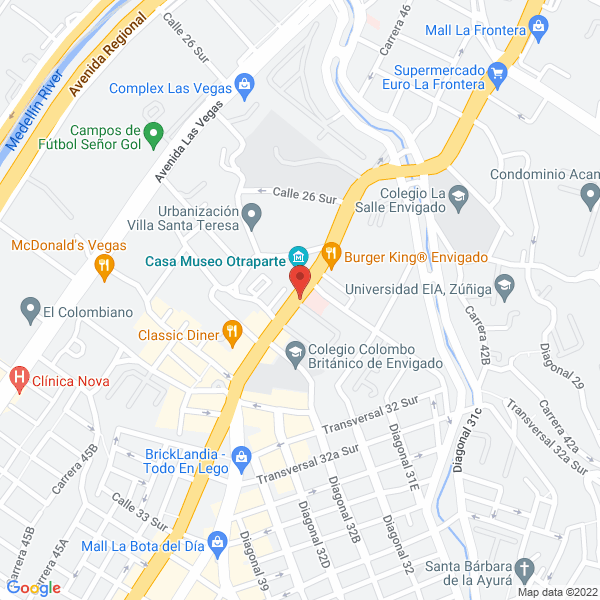Mapa de Carnes Gourmet La Rambla