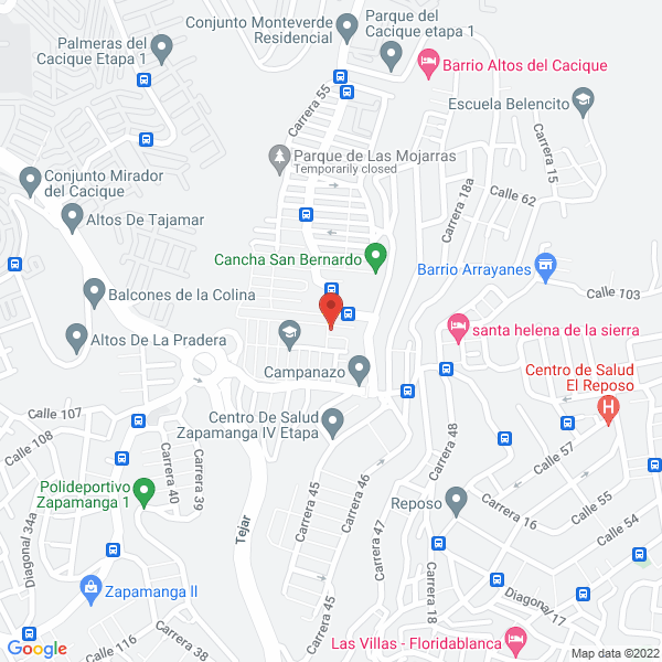 Map of Carnes Finas San Bernardo