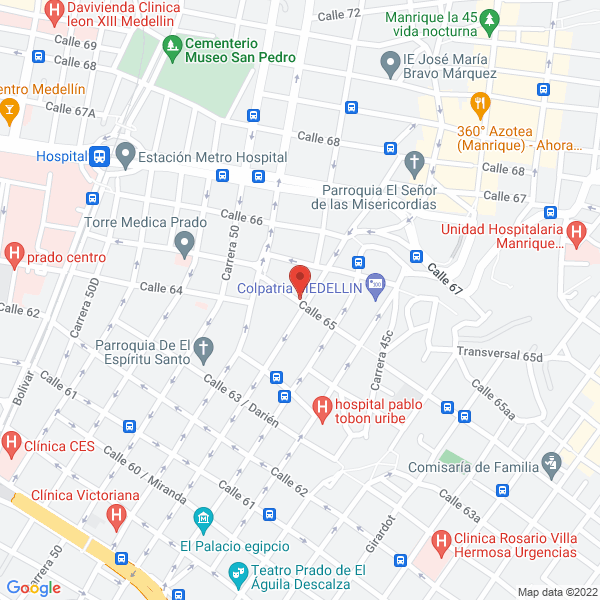 Mapa de Carnes La Colegiala