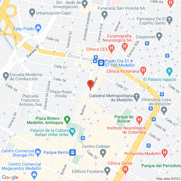 Mapa de Carniceria La Cruz