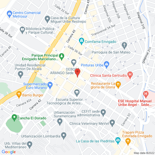 Mapa de Carnicería Todo En Carnes