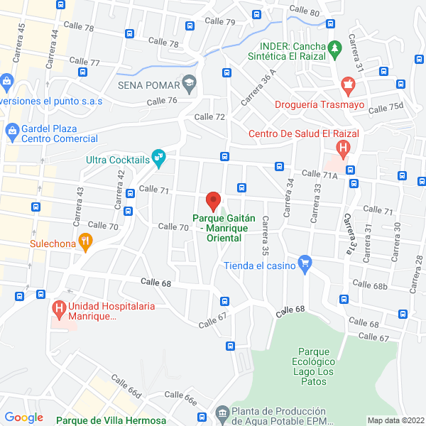 Mapa de Carnicos El Paisa