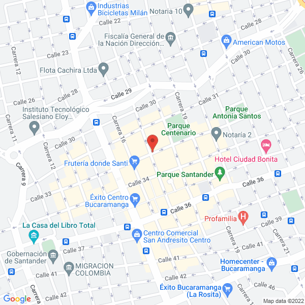 Map of Centro Médico Naturista El Girasol