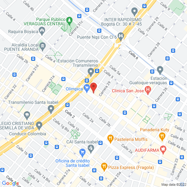 Mapa de Clínica De Estética Dermoestetic Ips S.A.S