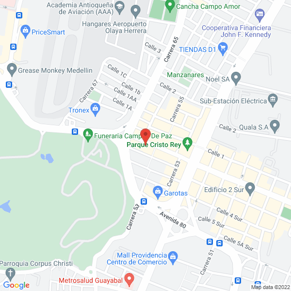 Mapa de Cedim Odontología