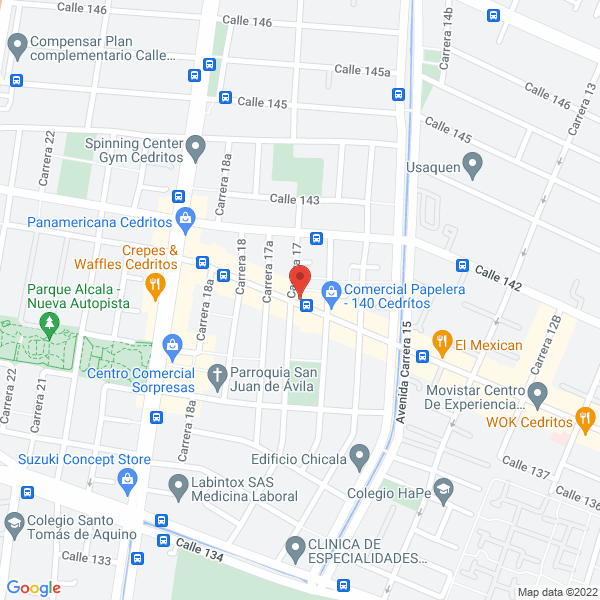 Mapa de Cedritronics