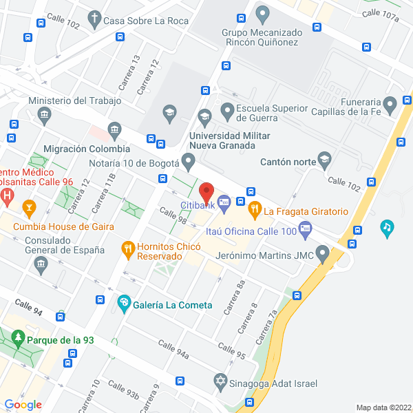 Mapa de Cemex Transportes De Colombia S.A.