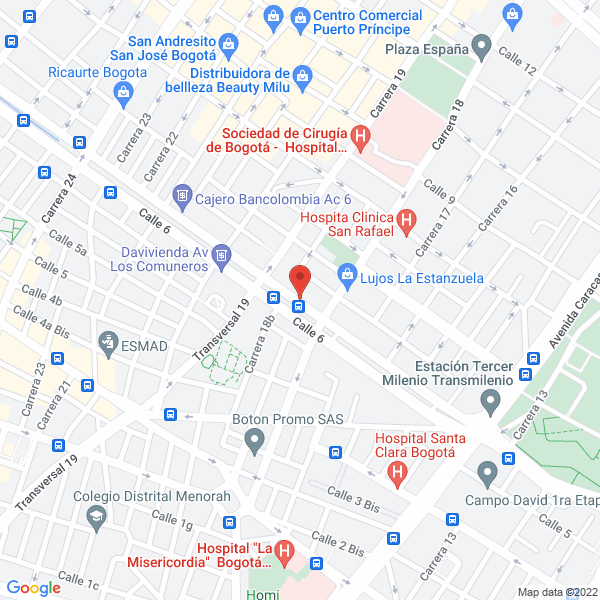 Mapa de Center Print Av 6