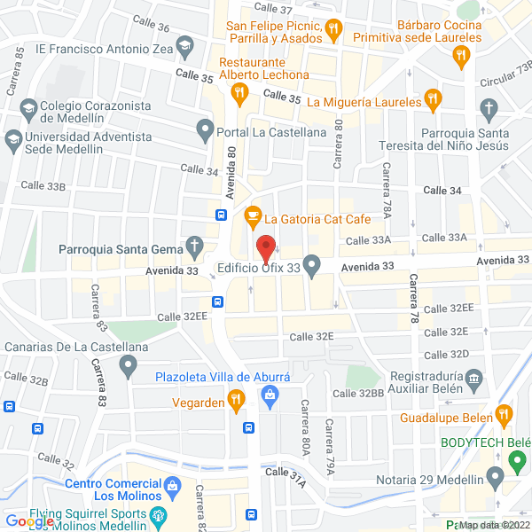 Mapa de Casa De Modelos Pasarelas