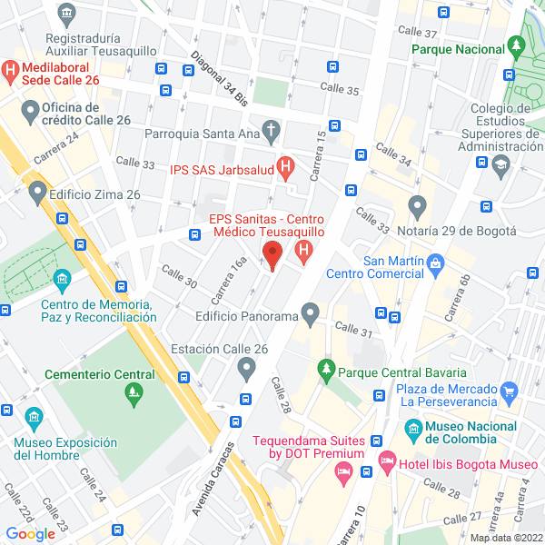 Mapa de Central De Soporte Plus