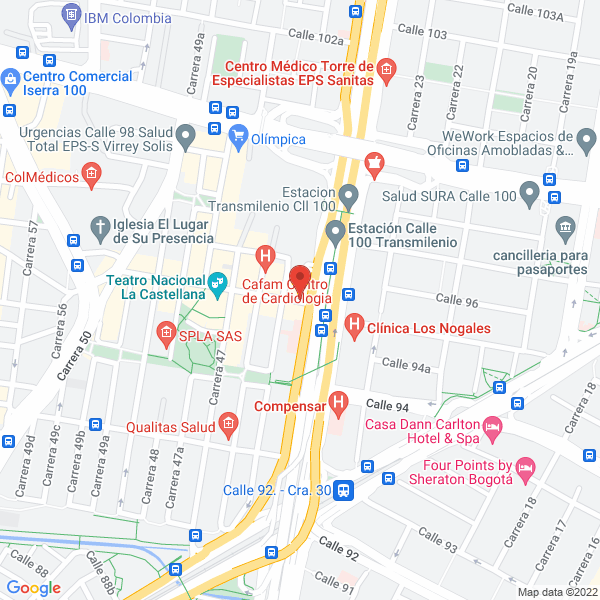 Mapa de Centro Colombiano De Bioseguridad S.A.S.