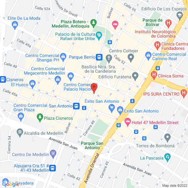 Mapa de Centro Cultural Ricardo Rendón Bravo