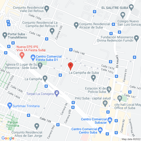 Mapa de Centro De Investigaciones Científicas Ltda.