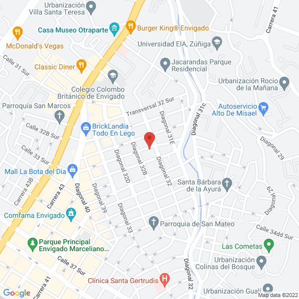 Mapa de Centro De Belleza Moni-K
