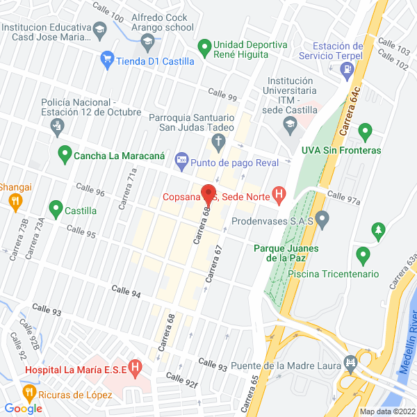 Mapa de Centro De Diversiones El Castillo