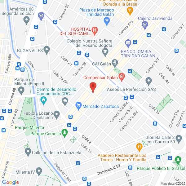 Mapa de Casa Comercial San Diego