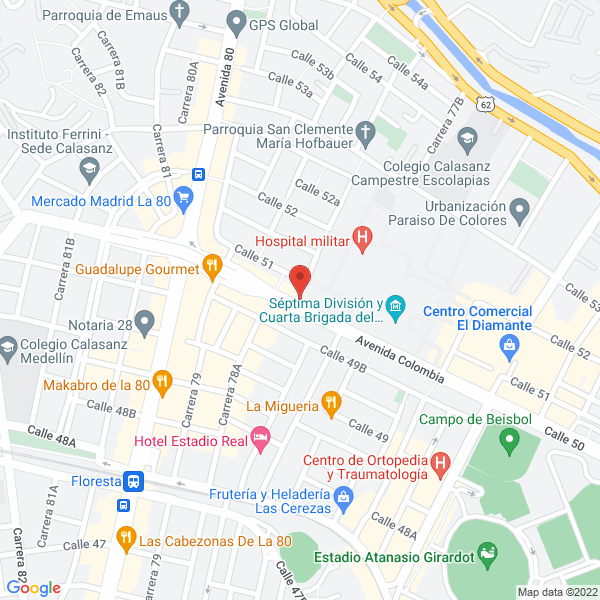 Mapa de Casa De Belleza Buenos Tiempos