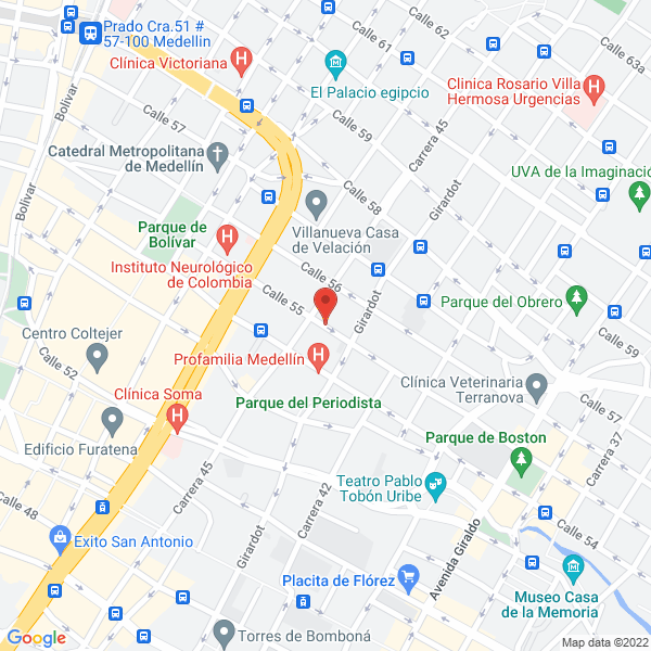 Mapa de Centro De Idiomas Americano