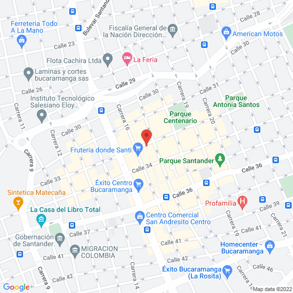 Map of Centro De Los Químicos