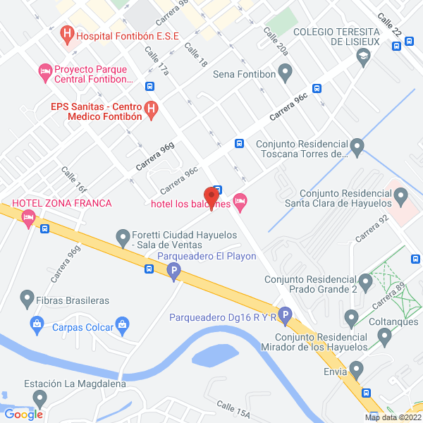 Mapa de Centro De Lubricación Puente Grande