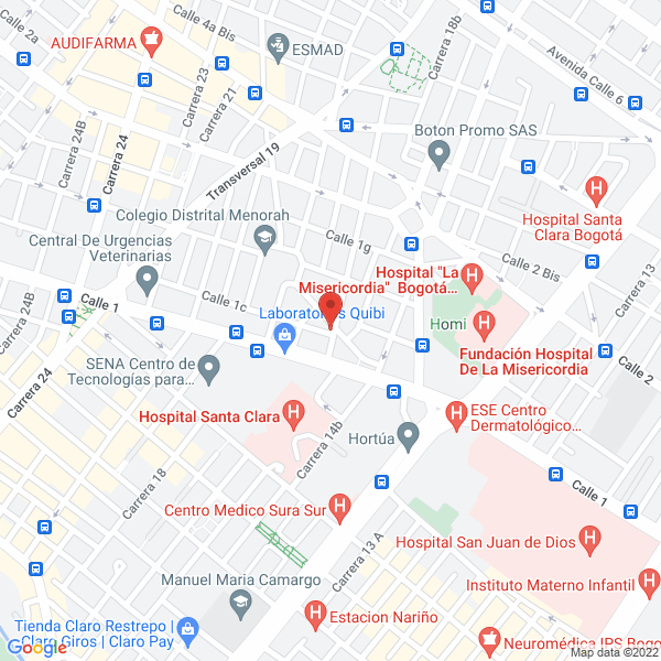 Mapa de Centro De Medicina Veterinaria