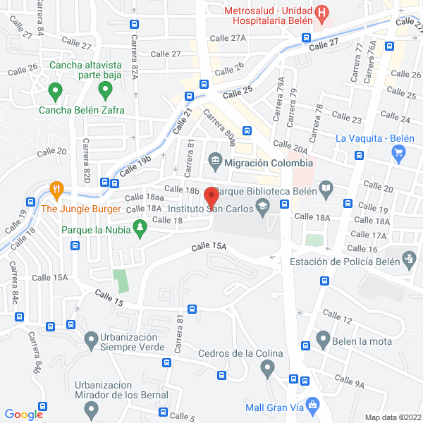 Mapa de Chanconchan S.A.S.