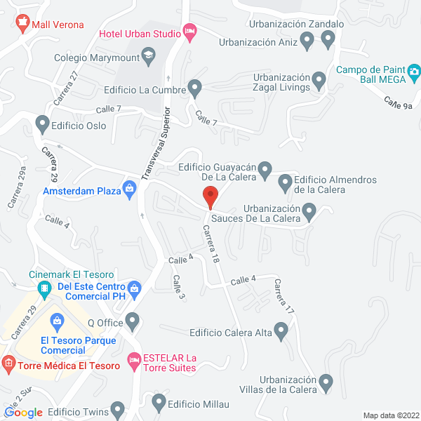 Mapa de Chataíaerial De Girardota Ta