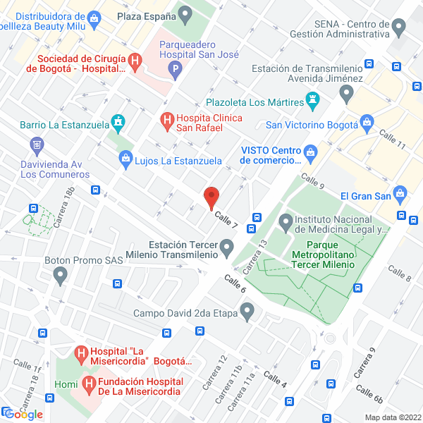Mapa de Chevipartes Ltda.