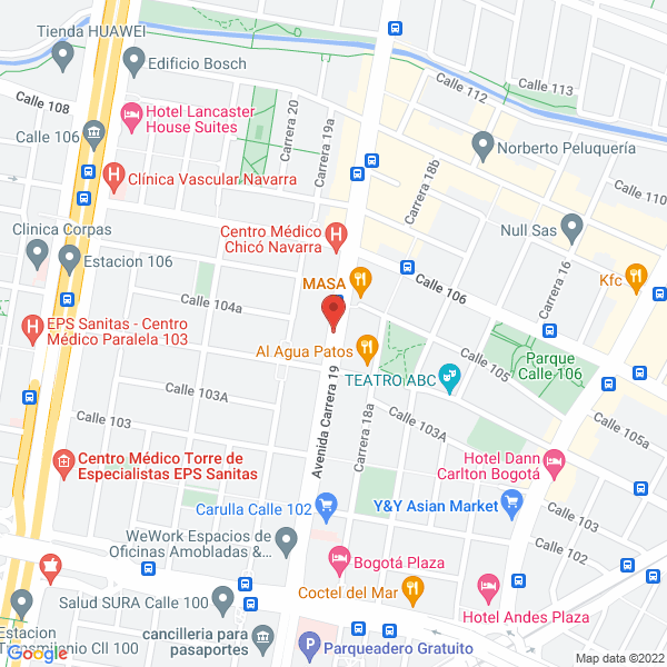 Mapa de Castellana 104