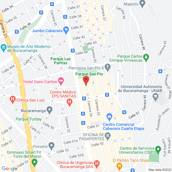 Map of Castellanos Jaime Enrique