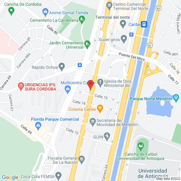 Mapa de Cauchovidrios