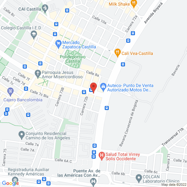 Mapa de Celu Vans Ltda.