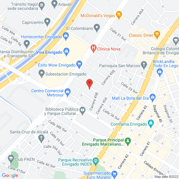 Mapa de Centro Educativo Y Artístico Imaginartes