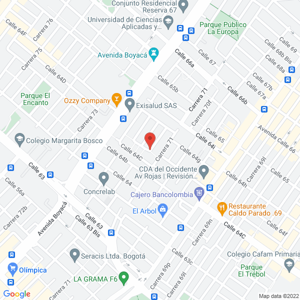 Mapa de Centro Electrónico Profesional