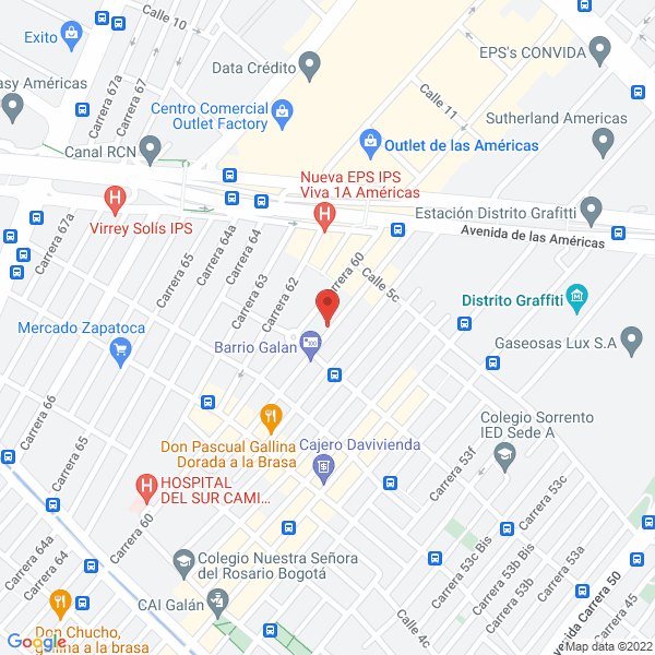 Mapa de Cmyk Impresores Ltda.