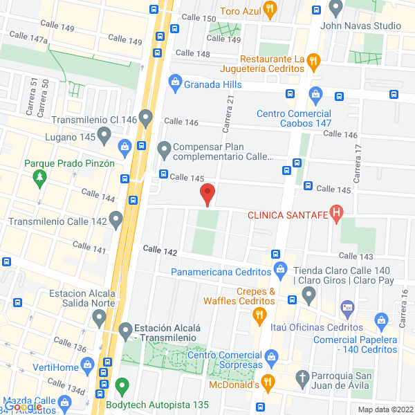 Mapa de Cnt Sistemas De Información S.A.