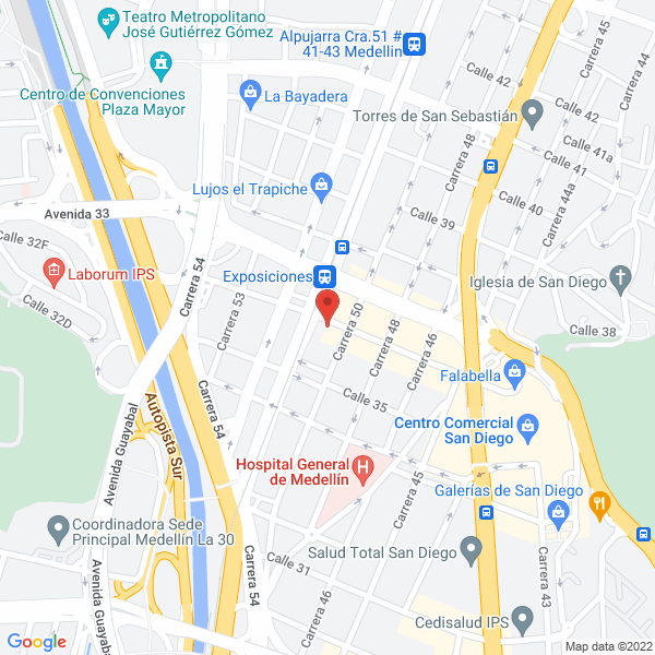 Mapa de Cocinas Integrales Ardicon