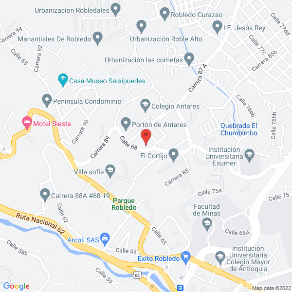 Mapa de Cocinas Integrales El Maestro