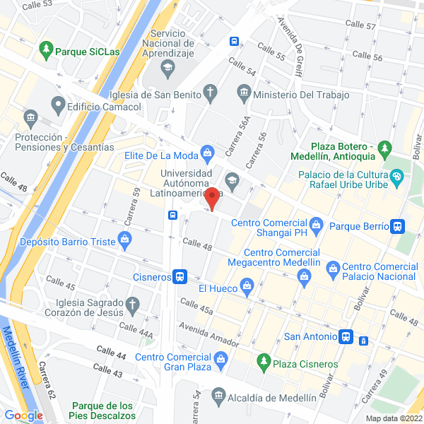 Mapa de Colchones Elegance