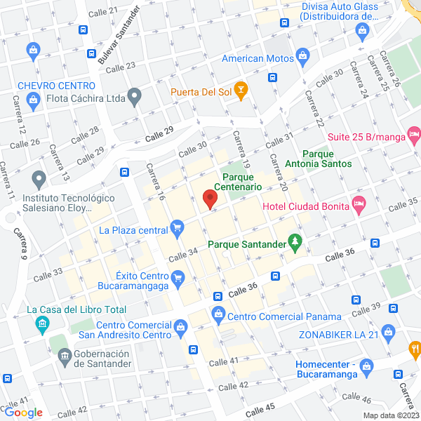 Map of Colchones Fiorence