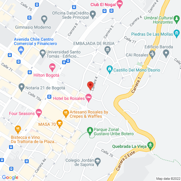Mapa de Cavelier Abogados