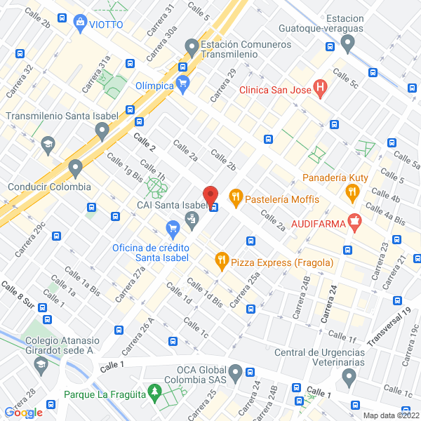 Mapa de Central Marketing Ltda.