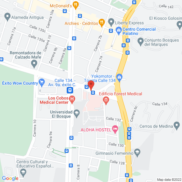 Mapa de Centro De Nutrición Y Estética Beatriz Arregocés S.A.S.