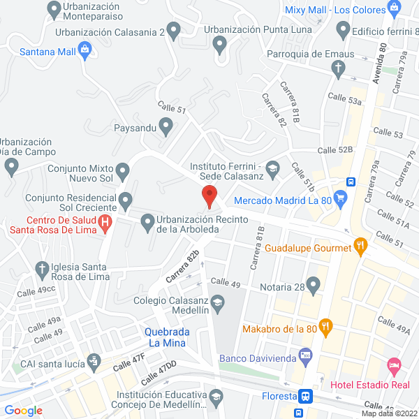 Mapa de Centro De Relajación Terapeutica