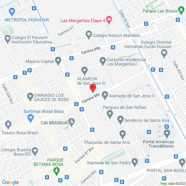Mapa de Centro De Reparación Rueda